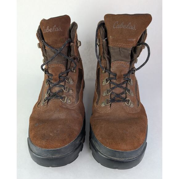 Cabela’s Backcountry Brown Leather High Top Hiking Boots 81-4127 Size: 12D - Picture 3 of 8